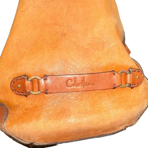 Vintage Cole Haan Brown Leather Satchel‎ Full Zip - Picture 7 of 12